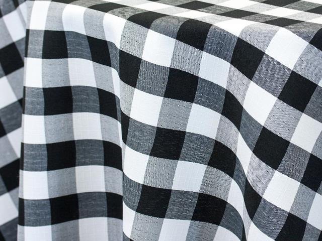 Rental store for Black Check Polyester Fabric in Richmond VA