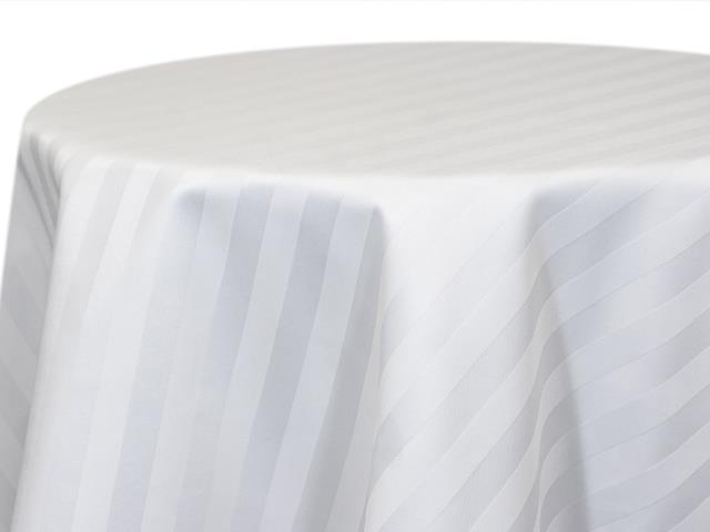 Rental store for White Imperial Stripe Fabric in Richmond VA